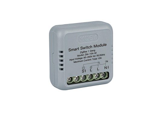 Smart ovladač osvětlení MOES Switch Module ZM-104-M Mini ZigBee Tuya