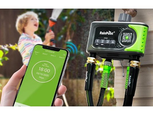 Smart řídící jednotka RAINPOINT HTV405FRF WiFi se 4 zónami