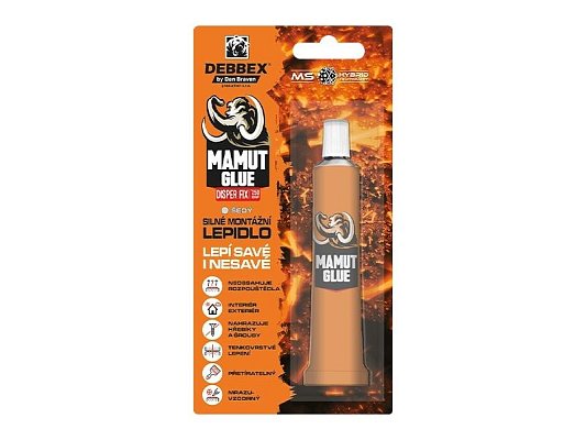 Lepidlo DEN BRAVEN MAMUT GLUE Disper Fix šedé 25ml