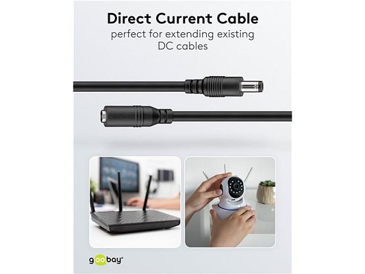 Kabel prodlužovací DC GOOBAY 76673 5m