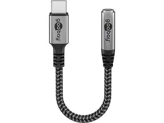 Adaptér GOOBAY 74056 USB-C/JACK 3,5mm (pro poslech hudby)