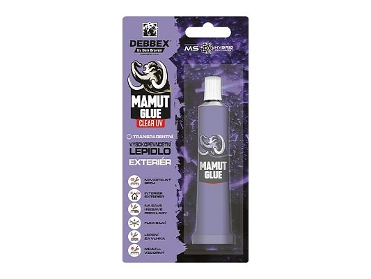 Lepidlo DEN BRAVEN MAMUT CLEAR UV 25ml