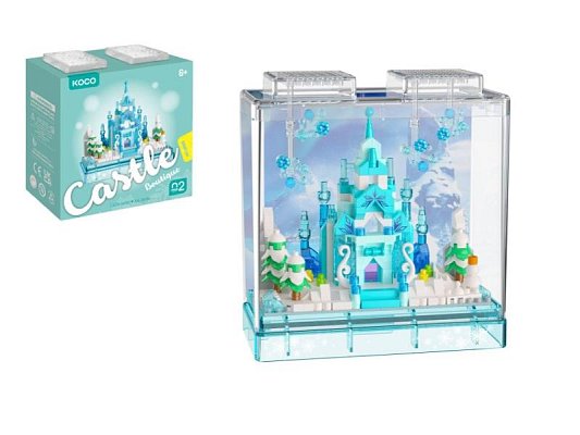 Stavebnice mini KOCO Zimní hrad 381ks