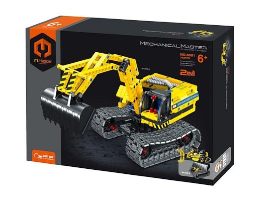 Stavebnice iM.MASTER bagr/robot 2v1 342ks