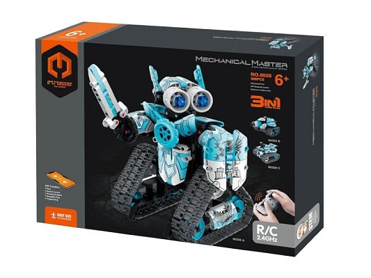 Stavebnice iM.MASTER Programovatelný robot RC 3v1 398ks