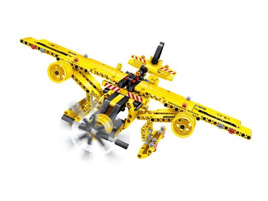 Stavebnice iM.MASTER stavební auto/letadlo 2v1 361ks