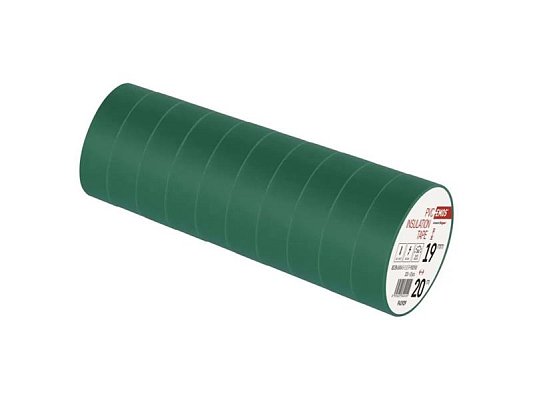 Páska izolační PVC 19mm/20m zelená EMOS 1ks