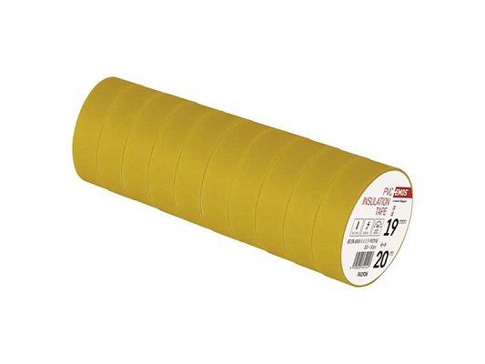 Páska izolační PVC 19mm/20m žlutá EMOS 1ks