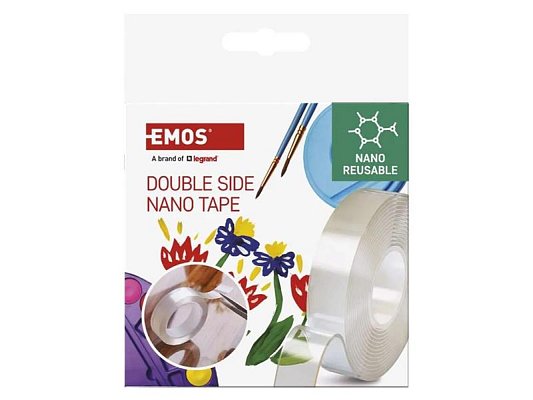 Páska NANO oboustranná 30mm/ 3m, transparentní