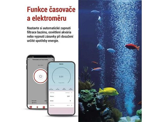 Smart termostat EMOS do zásuvky s funkcí digitálního časovače 2v1 s WiFi