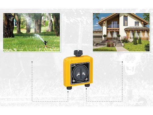 Dvouzónový ovladač zavlažování RAINPOINT TTV203FRF