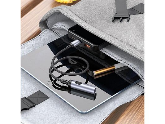 Adaptér zapalovače cigaret HOCO UA30 USB-C