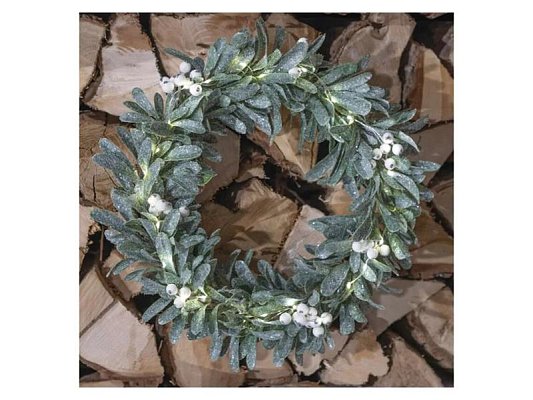 Dekorace vánoční EMOS DCTW28 věnec jmelí