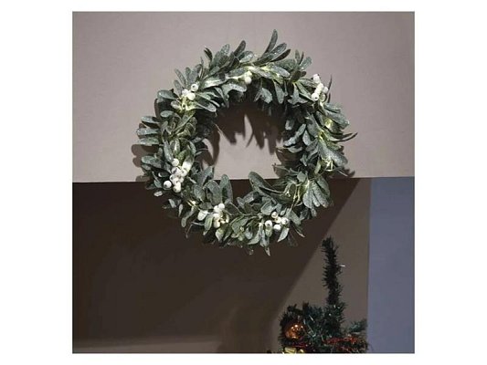 Dekorace vánoční EMOS DCTW28 věnec jmelí