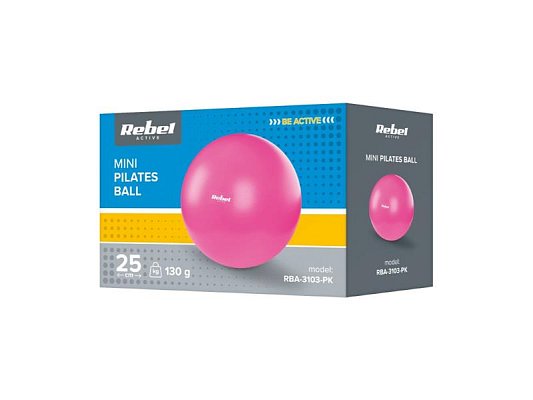 Mini pilates míč REBEL RBA-3103-PK 25cm Pink