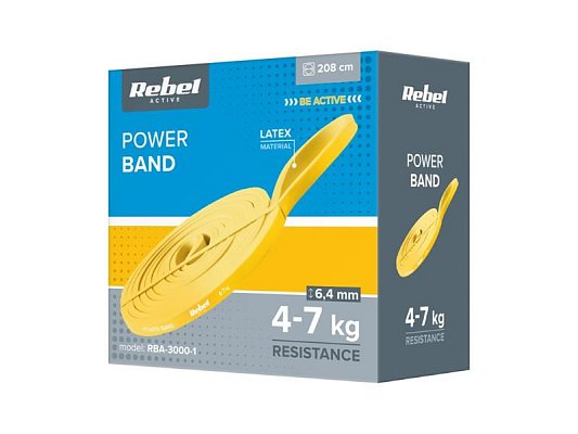 Guma posilovací REBEL Power Band PL-1 4-7kg 1ks