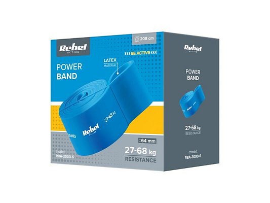 Guma posilovací REBEL Power Band PL-6 27-68kg 1ks