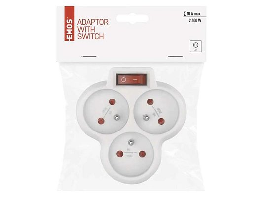 Zásuvka rozbočovací EMOS P0026S