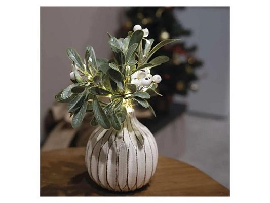 Dekorace vánoční EMOS DCTW29 větvička jmelí