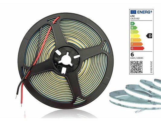 LED pásek 12V IP20 30W bílá studená 5m LTC LXL5162