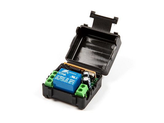 Dálkové ovládání, vysílač+přijímač RF 433MHz, 12V 1kanál