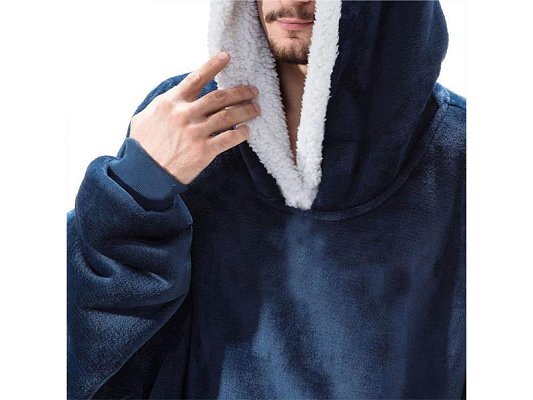 Mikinová deka 4L 10793a Blue