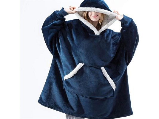 Mikinová deka 4L 10793a Blue