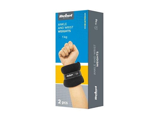 Závaží na kotníky a zápěstí REBEL RBA-3500-1 2x1kg