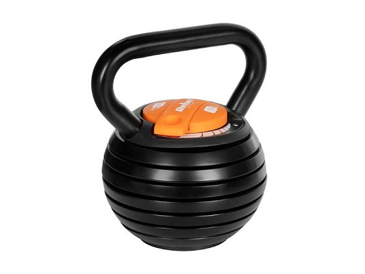Kettlebell REBEL RBA-2324-18 18kg s nastavením nosnosti