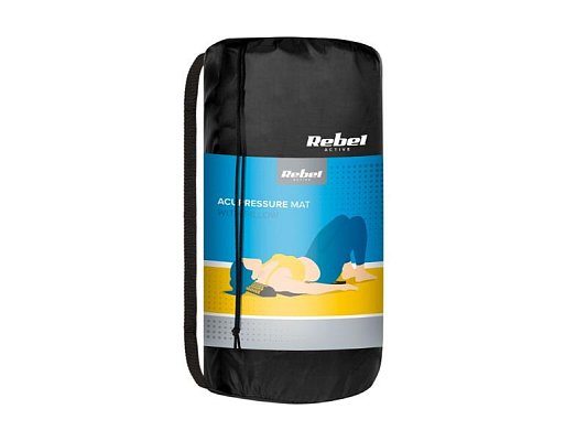 Akupresurní podložka REBEL RBA-6010-BK 110x42cm