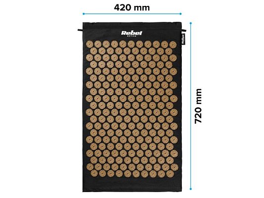 Akupresurní podložka REBEL RBA-6011-GL 72x42cm