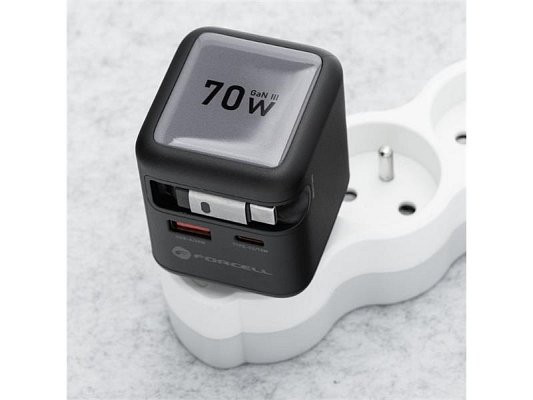 Nabíječka telefonu FORCELL F-Energy VT-R7 Black