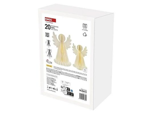 Dekorace vánoční EMOS DCAW23 Anděl 2ks