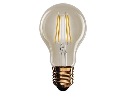 Žárovka LED E27 4,5W A60 bílá teplá EMOS Z55032 Vintage