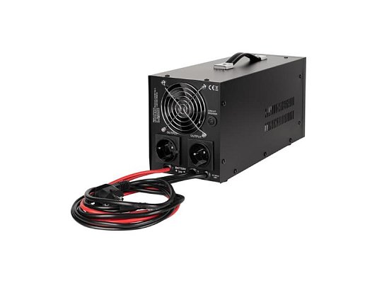 Zdroj záložní KEMOT PROsinus-1500/24-LFP4 24V 230V 1500VA 1050W Black URZ3427-LFP4