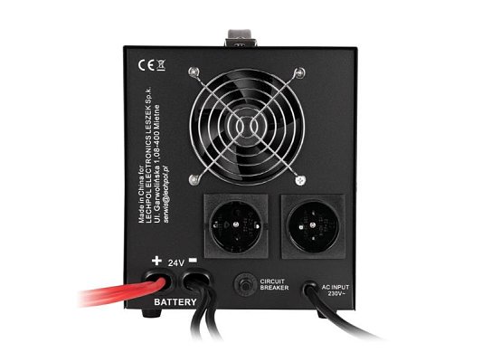 Zdroj záložní KEMOT PROsinus-2000/24-LFP4 24V 230V 2000VA 1400W Black URZ3428-LFP4