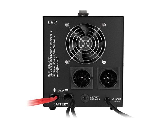 Zdroj záložní KEMOT PROsinus-2600/24-LFP4 24V 230V 2600VA 1800W Black URZ3429-LFP4