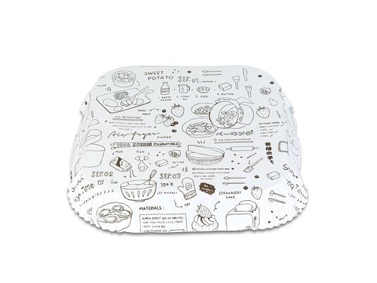 Papír na pečení BEWELLO BW1031A do fritézy 20x20cm 50ks