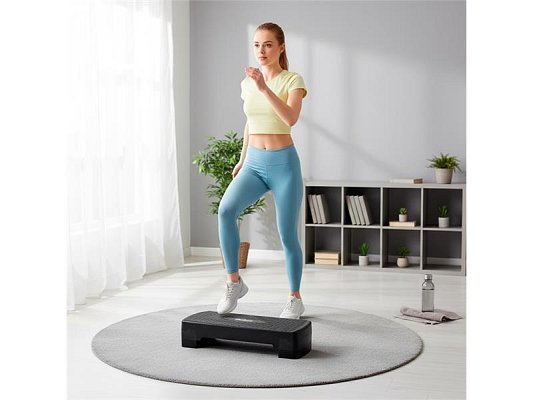 Bedýnka na step REBEL RBA-3227-BK Black