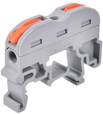Rychlospojka PCT-211 pro kabely 0,08-4mm2 na DIN lištu
