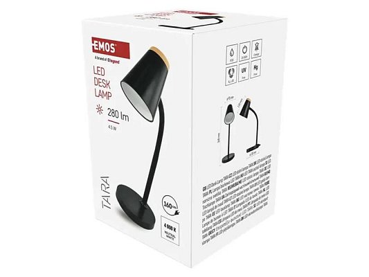 Lampa stolní EMOS Z7641B Tara