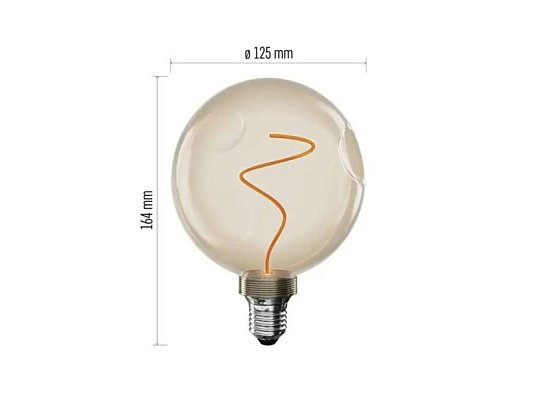Žárovka DECO LED E27 4,5W flame EMOS Z50B11