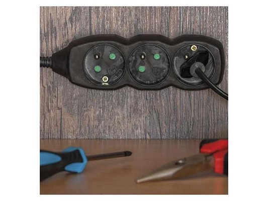 Prodlužovací přívod 3 zásuvky 2m EMOS PC0312