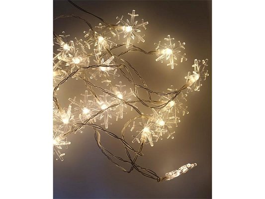 Řetěz vánoční TRIXLINE TR-221V sněhové vločky