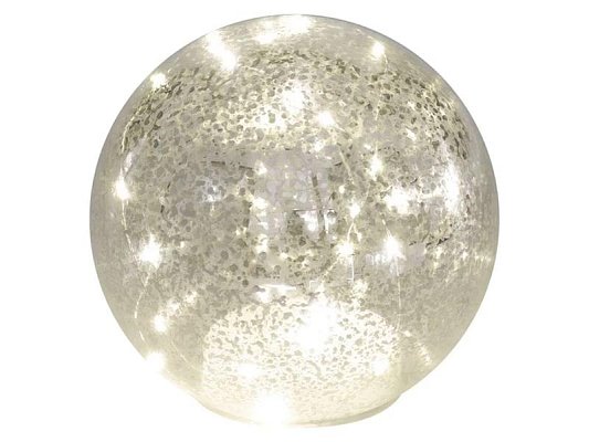 Dekorace vánoční EMOS DCLW35 skleněná koule