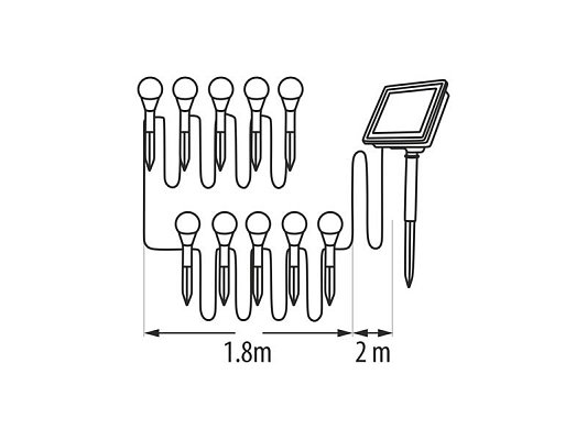Svítidlo solární TRIXLINE TR-333D