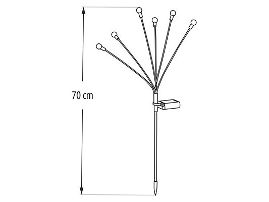 Svítidlo solární TRIXLINE TR-475D