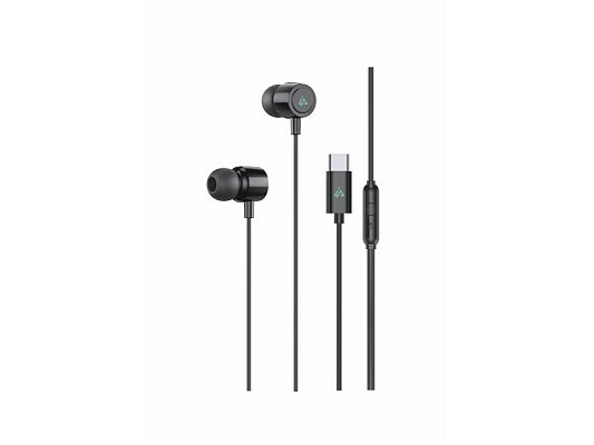 Sluchátka iPEAX 90010135 USB-C Black
