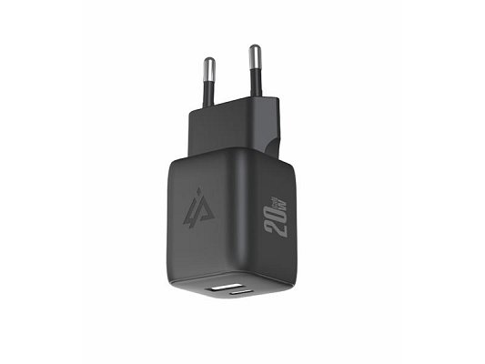Adaptér USB iPEAX GaN USB/USB-C 90010125 Black
