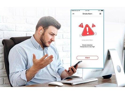 Smart detektor kouře MEROSS GS559A WiFi